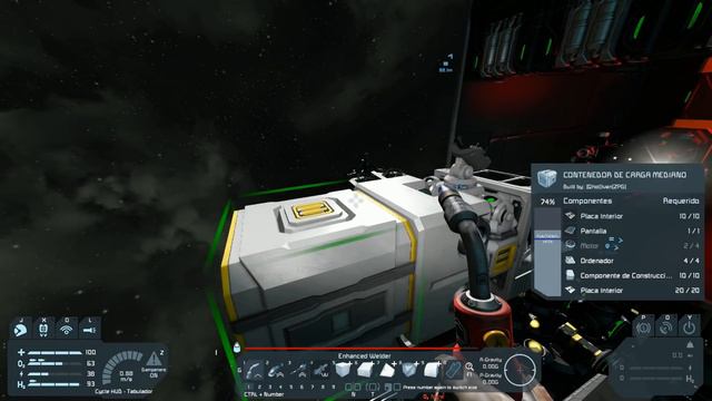Space Engineers en español # Survival Ep64 - Nave minera iónica смотреть онлайн