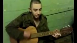 Здравствуй мама (под шум и взрыв гранат) - под гитару