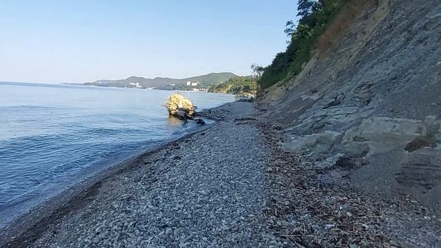 В поисках голубой глины. Дикий пляж. Агой 23 #4k