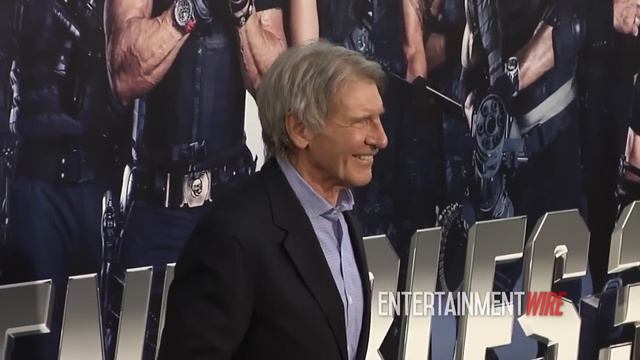 Mel Gibson, Harrison Ford, Arnold Schwarzenegger arrive at 'The Expendables 3' LA premiere смотреть онлайн