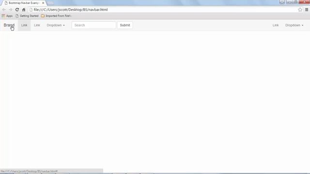 Example02 Bootstrap Navbar смотреть онлайн