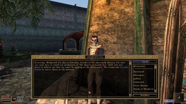 All The World's A Stage - Let's Play Morrowind - 42 [Blind - Modded] смотреть онлайн