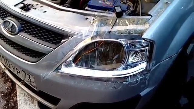 Лада Ларгус установка бегущего повторителя поворота или бегущие поворотники в Лада Ларгус Кросс смотреть онлайн