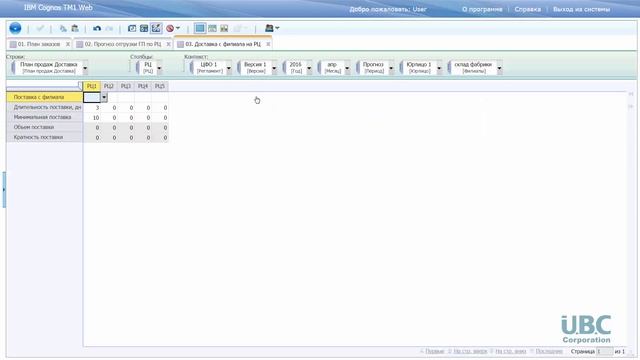 IBM Planning Analytics: Планирование поставок продукции (Cognos TM1) смотреть онлайн