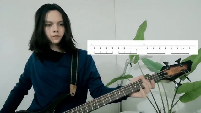 Nirvana - Come As You Are (Bass Cover With Tabs) смотреть онлайн