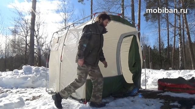 Мобиба МБ-22М. Обзор и сборка палатки смотреть онлайн