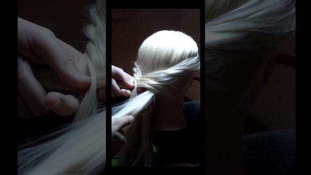 Коса рыбий хвост с распущенными волосами смотреть онлайн