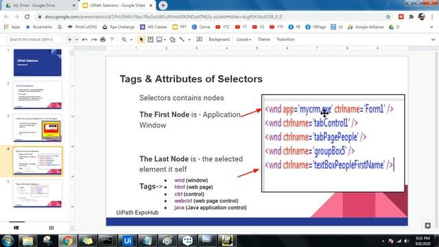 UiPath Tags and Attributes of Selectors смотреть онлайн