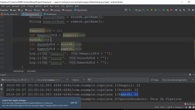 #16 - OOPS in JAVA - STATIC Variables in JAVA - Learn JAVA for Android in Marathi - मराठीतून JAVA смотреть онлайн