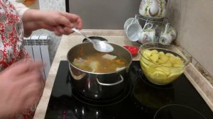 Похлебка со свиными ребрышками/Картофельный суп