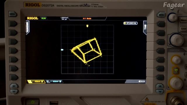 Демо Oscillofun на Rigol DS2072A (DS2000A) смотреть онлайн