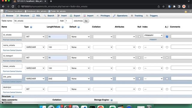 #28 Aplikasi Web Wisata [PHP, MySQL & Bootstrap] - Menambahkan Tabel Wisata pada Database MySQL смотреть онлайн