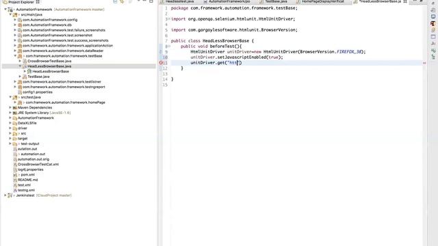 HeadLessBrowser Test With Selenium PageFactory framework смотреть онлайн