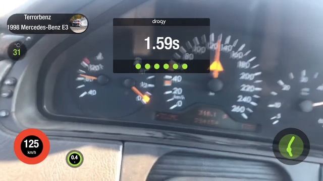 Terrorbenz W210 om606 100-200 km/h смотреть онлайн