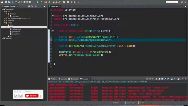 Selenium - Launching Opera смотреть онлайн