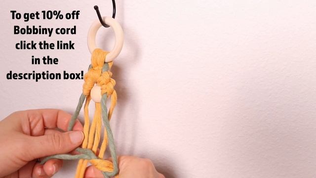 How to Macrame an Adjustable Hat Hanger | Macrame Flower Design смотреть онлайн