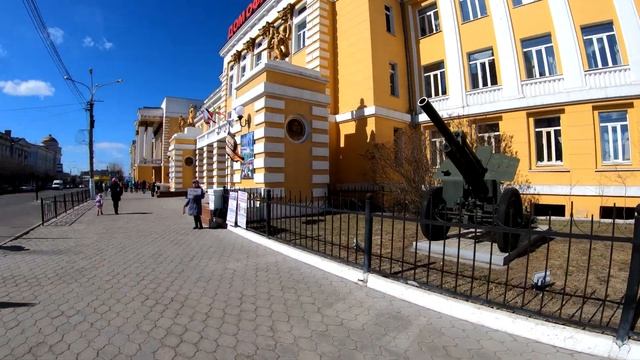 Chita - Walking Lenina street - Russia / Чита 4К смотреть онлайн