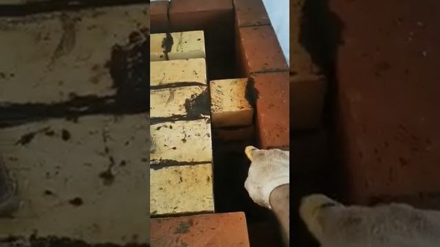 Футеровка топливника каминопечи и установка топочной дверцы смотреть онлайн