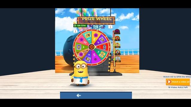 Minion Rush SPIN TO WIN ! WOW 30 SPIN - 16 prize pods fullscreen gameplay walkthrough iOs / android смотреть онлайн