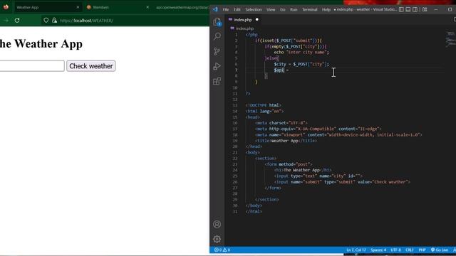 How To Create A Weather App In PHP смотреть онлайн
