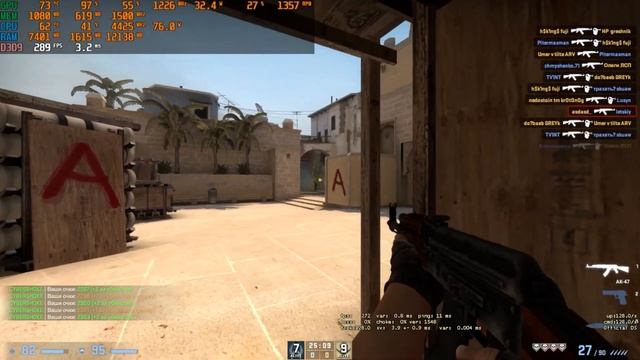 CSGO: RX 560 4GB + Ryzen 5600 смотреть онлайн