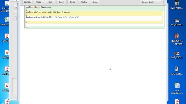 Escape sequence in java #class9#icse смотреть онлайн