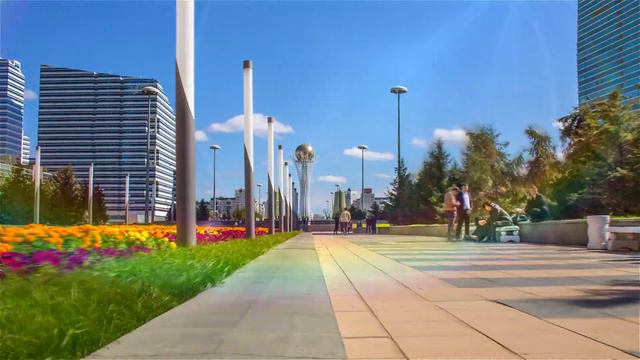 Гиперлапс г.Астана, 2013г \\ Hyperlapse in Astana city, 2013 year. смотреть онлайн
