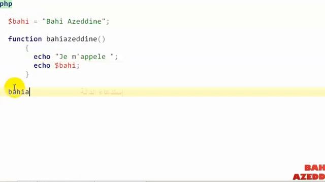 شرح الدالة global في PHP смотреть онлайн