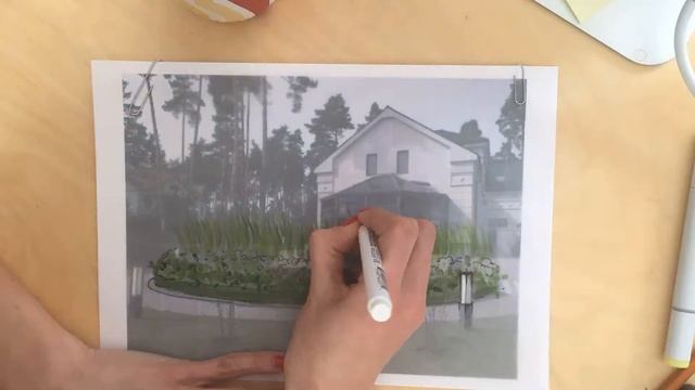 Как нарисовать сад на крыше смотреть онлайн