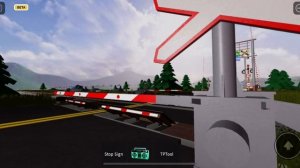 [CLOSE UP] Roblox cars vs trains Russian Railroad Crossing | роблокс ЖД переезд