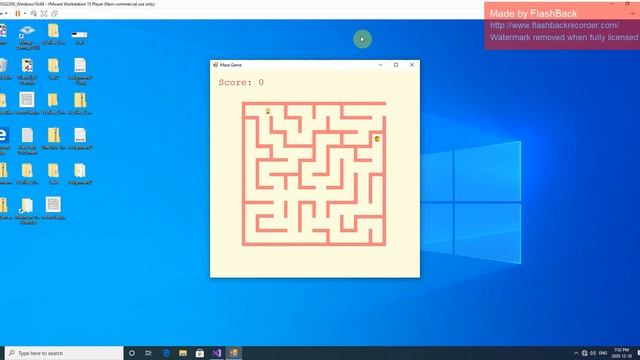 Simple Maze Game (C#) смотреть онлайн
