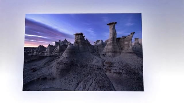 Неземные пейзажи пустоши Бисти