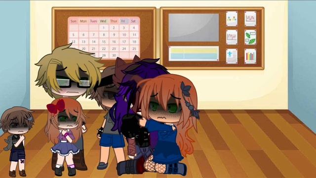 Past Aftons (+ Henry) stuck in a room with future William| FNAF| Aftons| My AU смотреть онлайн