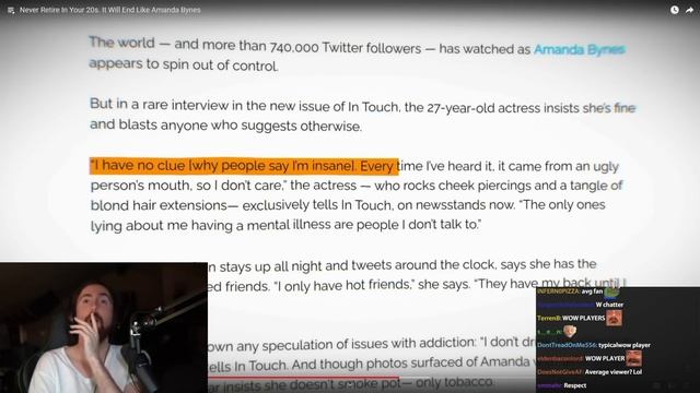 Never Retire In Your 20s. It Will End Like Amanda Bynes | Asmongold Reacts смотреть онлайн