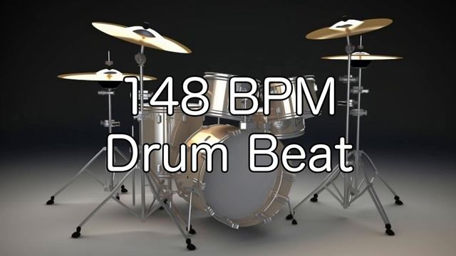148 BPM Shuffle Drum Beat for Musical Practice смотреть онлайн