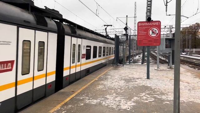 Видеообзор станции МЦД (D4) Солнечная, электропоезда ЭД4М, ЭС2Г (Ласточка) и ЭП2Д // 29 октября 202 смотреть онлайн