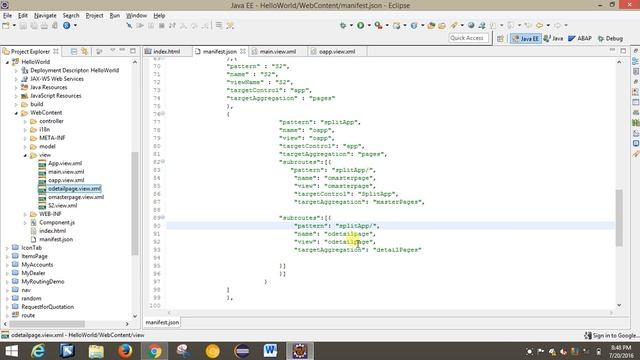 SAPUI5 - Routing From Full to Split App and within Split App смотреть онлайн