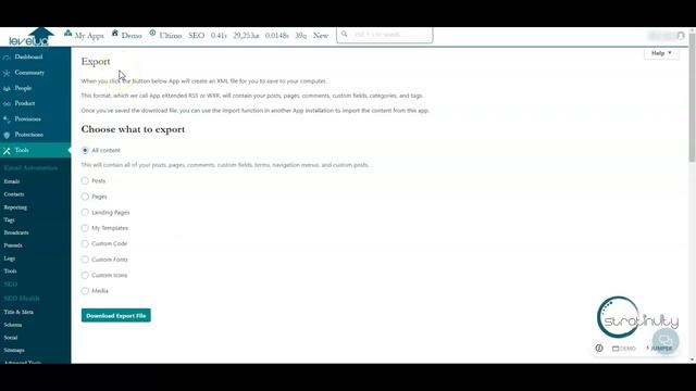 Export and Import Wordpress content to LevelUp смотреть онлайн