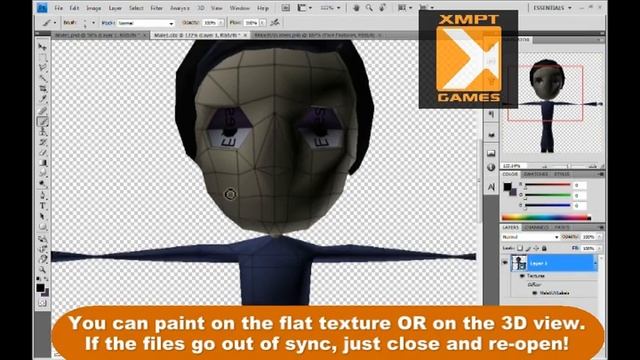 Photoshop Tutorial: 3D texturing for games смотреть онлайн