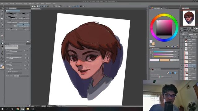 How to paint Digitally in Clip Studio смотреть онлайн