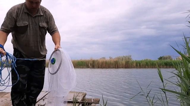 Как правильно забрасывать кастинговую сеть. Накидку.