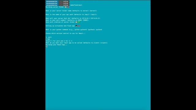 Demo makeflaskreact: command-line tool for making react flask app with python смотреть онлайн