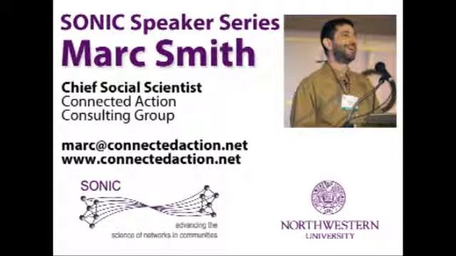 Marc Smith - SONIC Speaker Series смотреть онлайн