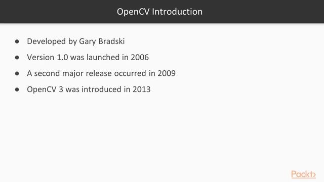 OpenCV 3 ??? Transforming and Filtering Images : The Course Overview | packtpub.com смотреть онлайн