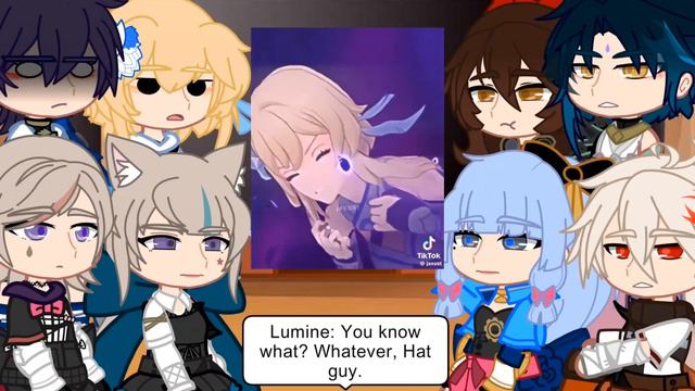 •//Genshin Impact Characters React to Traveler Lumine//• || (Some Angst) || смотреть онлайн