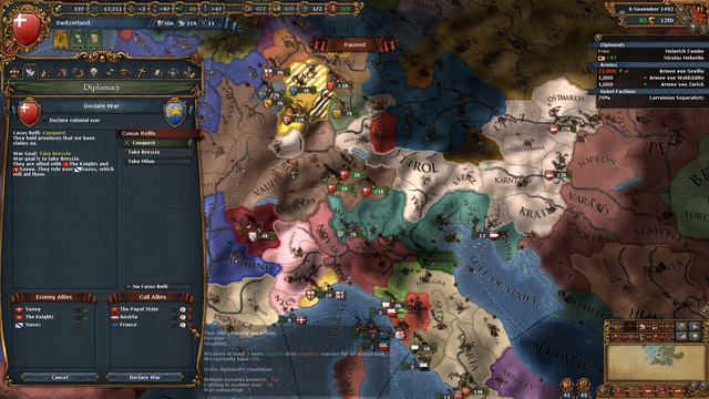 Let's Play Europa Universalis IV Switzerlake with the Cossacks 13 смотреть онлайн