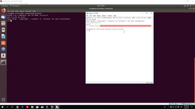 pycourse5 Taking a closer Look at Python3 IDLE смотреть онлайн