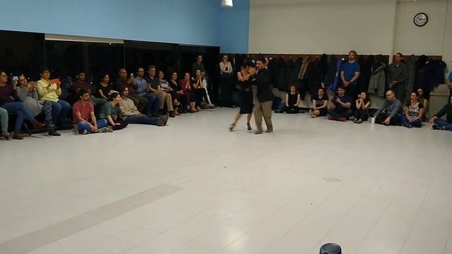 Julían Cantaño & Karla Rotavinsky - 3/4 Performance at MIT Tango Club Practica смотреть онлайн