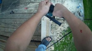 а тяжело ли сделать колодец из бруса на шипах