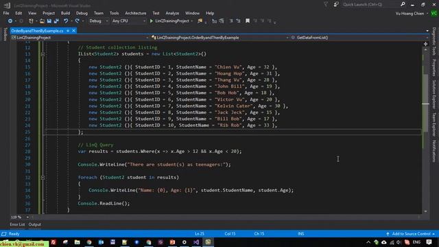 Day5: Using OrderBy & ThenBy in LinQ смотреть онлайн